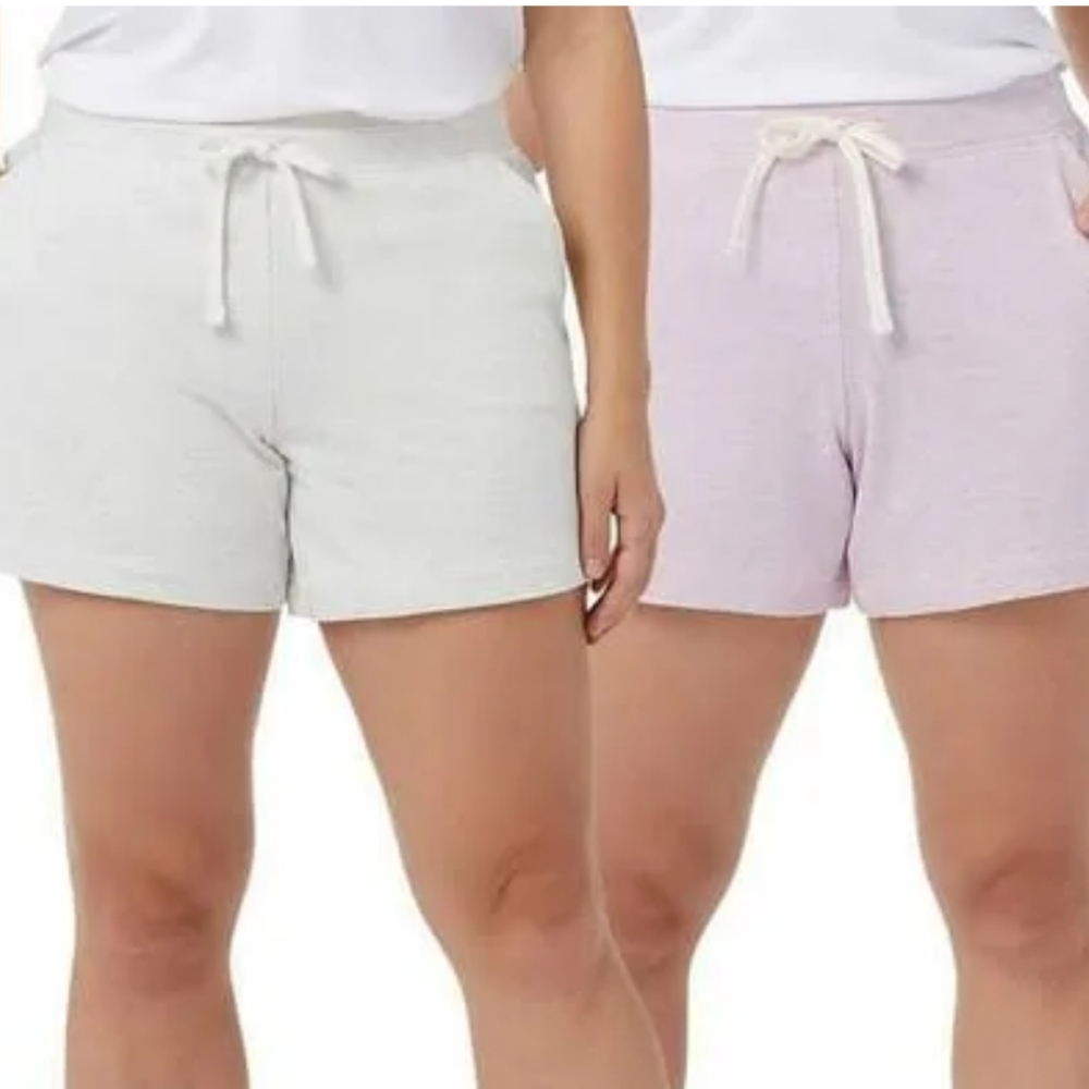 32 ultra soft cotton blend two pack shorts for women new